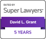 David L. Grant rated by Super Lawyer for 5 Years